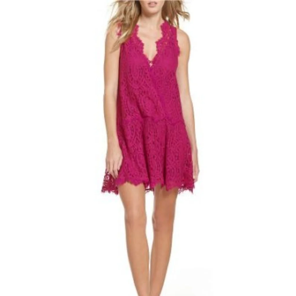 NWT, Free People Heart in Two Lace Mini Dress - Picture 3 of 15